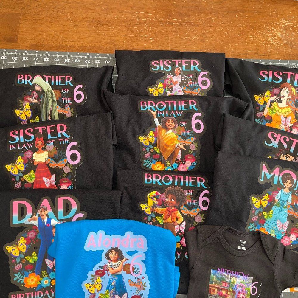 Encanto Birthday shirts